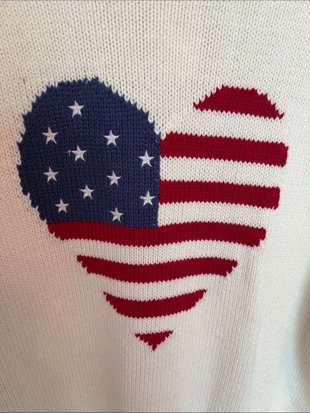NWT Aeropostale Flag Heart Sweater - Picture 3 of 8